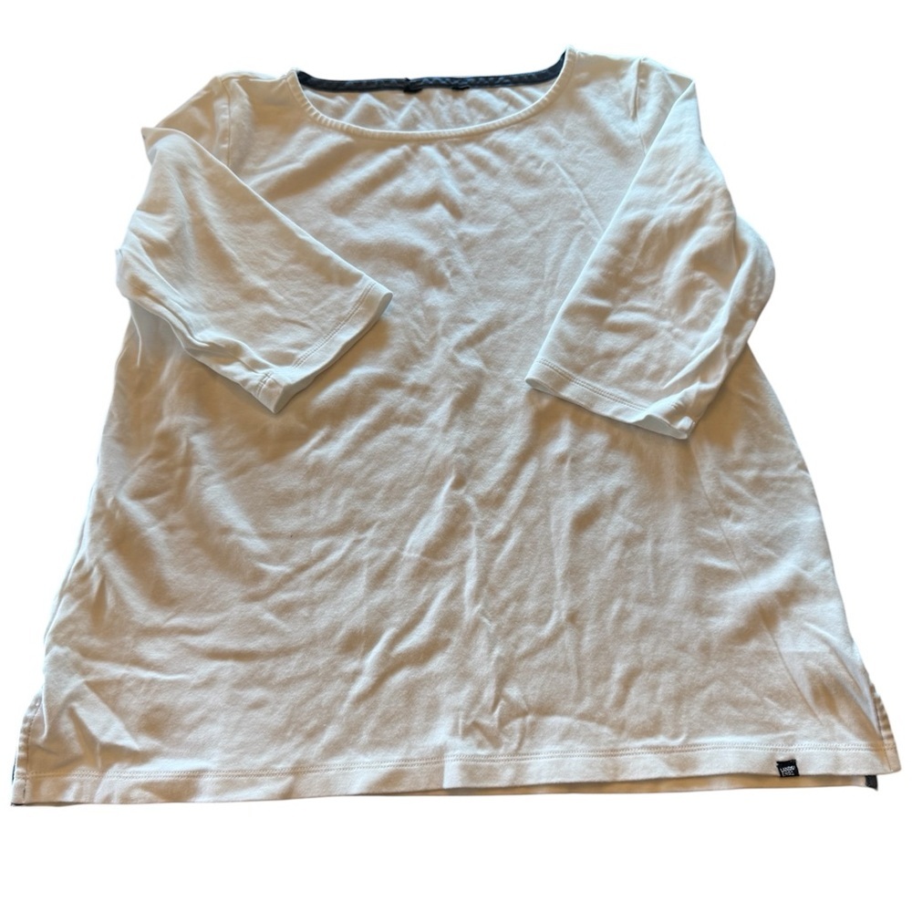 Lands' End Classic White Tee L